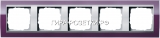 Gira EV CL Фиолетовый/Алюминий Рамка 5-ая