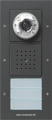 Gira TX-44 Антрацит Вызывная станция (видео) наружного монтажа, на 3 абонента, белая подсветка