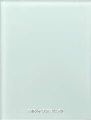 Gira Белое стекло Заглушка 1-ая (137418) G137418