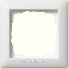 Gira Standard Бел матовый Рамка 1-ая (21104) G2110