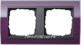 Gira EV CL Фиолетовый/антрацит Рамка 2-ая (212758)