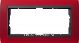 Gira EV Матово-красный/антрацит Рамка 2-ая без пер