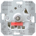 Gira Мех Светорегулятор поворотный для электронных ПРА (1-10 В) выкл 6А, ток упр-я 40 мА