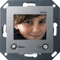 Gira S-55 Алюминий ЖКИ-дисплей цветной для внутренней квартирной станции скрытого монтажа