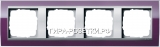 Gira EV CL Фиолетовый/Алюминий Рамка 4-ая