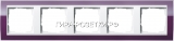 Gira EV CL Фиолетовый/Бел Рамка 5-ая