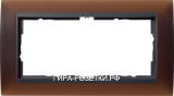 Gira EV Матово-коричневый/антрацит Рамка 2-ая без перегородки
