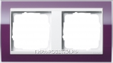 Gira EV CL Фиолетовый/Бел Рамка 2-ая
