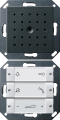 Gira S-55 Антрацит Внутренняя квартирная станция (аудио) скрытого монтажа hand free прозр клавиши