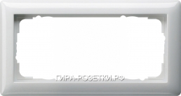 Gira Standard Бел глянц Рамка 2-ая без перегородки