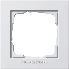 Gira E2 Бел глянц Рамка 1-ая (21129) G21129
