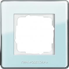 Gira ESP Glass ”C” Салатовое стекло Рамка 1-ая (21