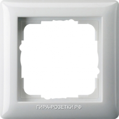Gira Standard Бел глянц Рамка 1-ая (21103) G21103