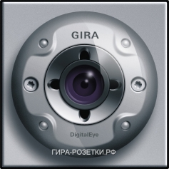 Gira TX-44 Алюминий Видеокамера цветная  для вызыв