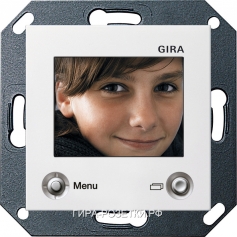 Gira S-55 Бел глянц ЖКИ-дисплей цветной для внутре
