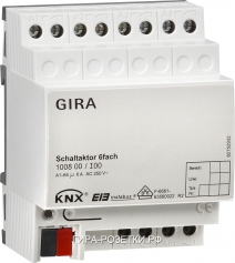 Gira Instabus KNX/EIB Исполнительное устройство 6-канальное