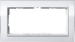Gira EV CL Бел/Бел Рамка 2-ая без перегородки (100