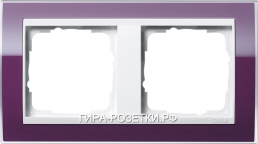 Gira EV CL Фиолетовый/Бел Рамка 2-ая (212753) G212