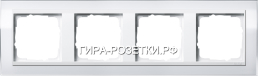 Gira EV CL Бел/Бел Рамка 4-ая (214723) G214723
