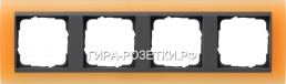 Gira EV Матово-оранжевый/антрацит Рамка 4-ая (2148