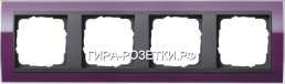 Gira EV CL Фиолетовый/антрацит Рамка 4-ая (214758)