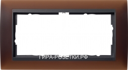 Gira EV Матово-коричневый/антрацит Рамка 2-ая без