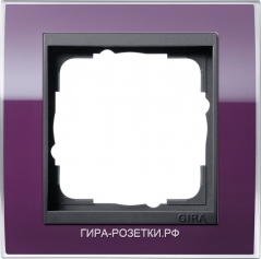 Gira EV CL Фиолетовый/антрацит Рамка 1-ая (211758)