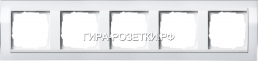 Gira EV CL Бел/Бел Рамка 5-ая (215723) G215723