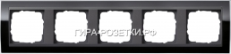 Gira EV CL Черный/антрацит Рамка 5-ая (215738) G21